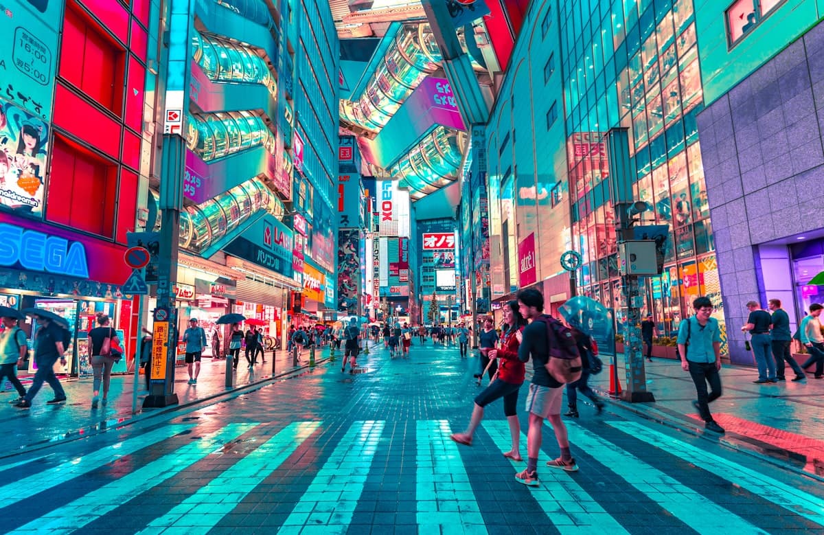 Tokyo city lights